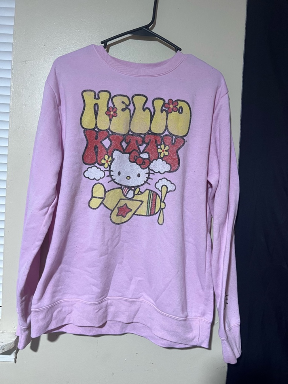Hello Kitty Pink Pullover Sweatshirt